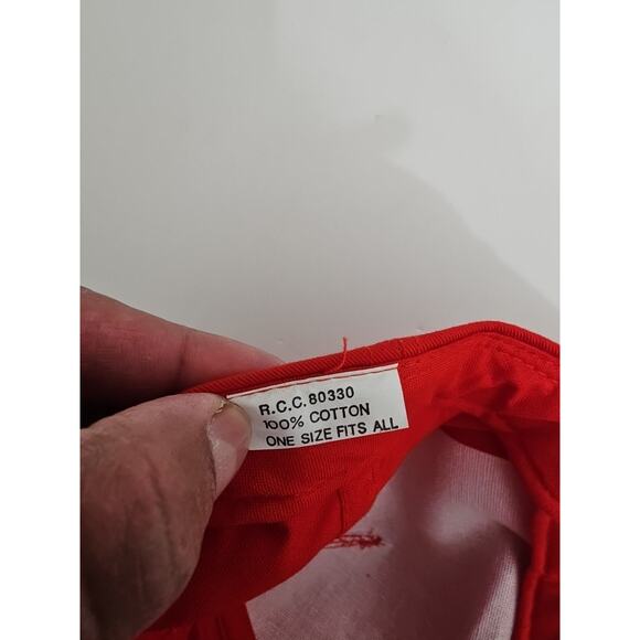 Vintage Red Successful Farming Snapback hat trucker cap NOS 1980s Onesize - Picture 3 of 3